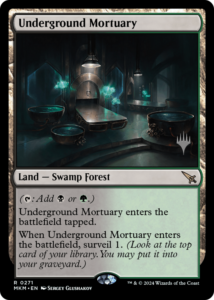Underground Mortuary (PPMKM-271) - Murders at Karlov Manor Promos Foil