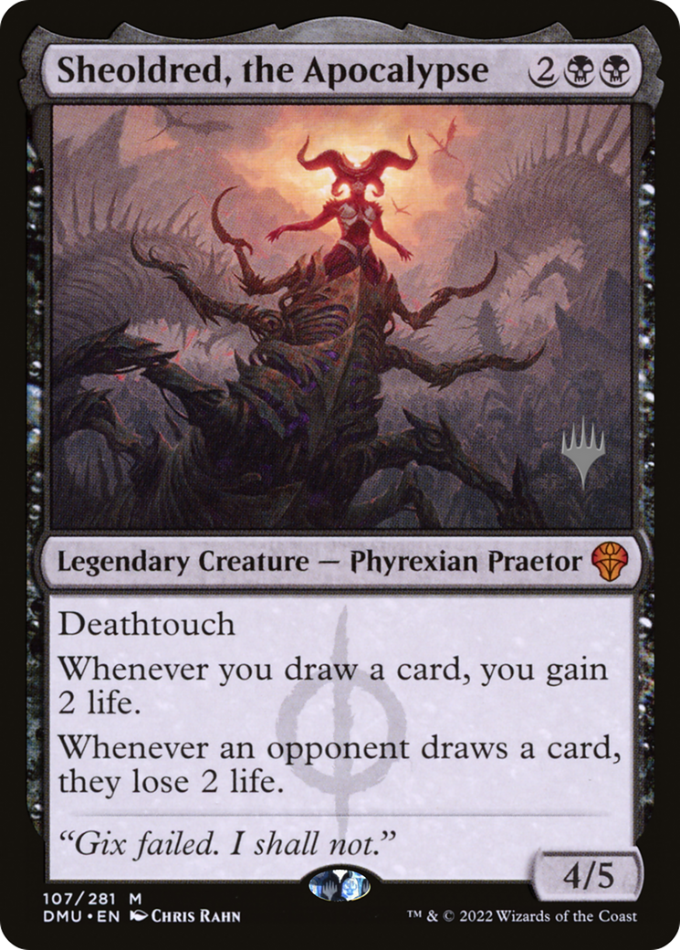 Sheoldred, the Apocalypse (PPDMU-107P) - Dominaria United Promos