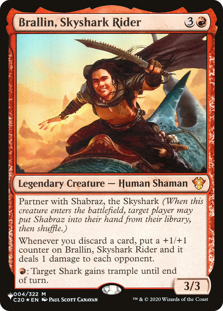 Brallin, Skyshark Rider (LIST-C20-4) - The List