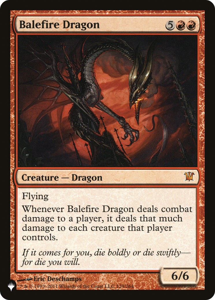 Balefire Dragon (LIST-ISD-129) - The List