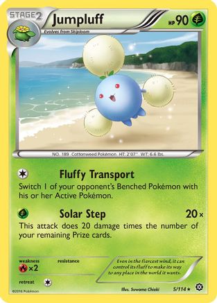 Jumpluff (5/114) - XY  Steam Siege Reverse Holofoil
