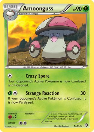 Amoonguss (13/114) - XY  Steam Siege Reverse Holofoil