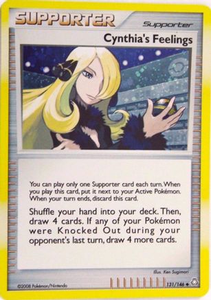 Cynthia's Feelings (Cosmos Holofoil) (131/146) - Miscellaneous Cards & Products Holofoil