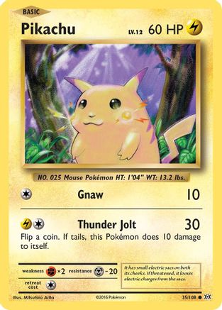 Pikachu (35/108) - XY  Evolutions
