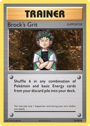 Brock's Grit (74/108) - XY  Evolutions