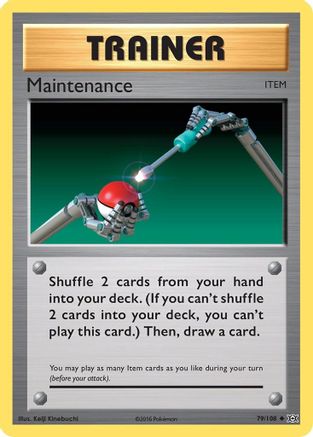 Maintenance (79/108) - XY  Evolutions Reverse Holofoil