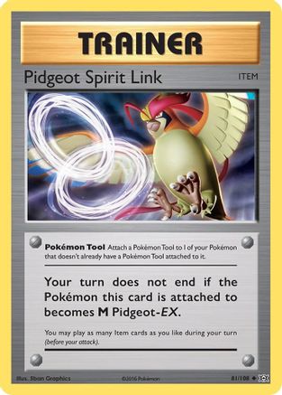 Pidgeot Spirit Link (81/108) - XY  Evolutions
