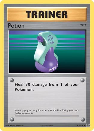 Potion (83/108) - XY  Evolutions Reverse Holofoil