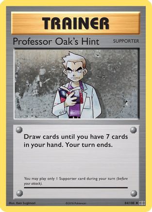 Professor Oak's Hint (84/108) - XY  Evolutions