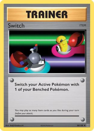 Switch (88/108) - XY  Evolutions Reverse Holofoil