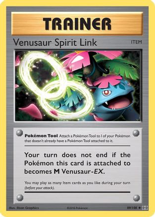 Venusaur Spirit Link (89/108) - XY  Evolutions Reverse Holofoil