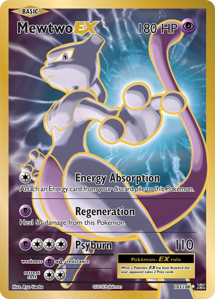 Mewtwo EX (Full Art) - 103/108 - (XY - Evolutions)