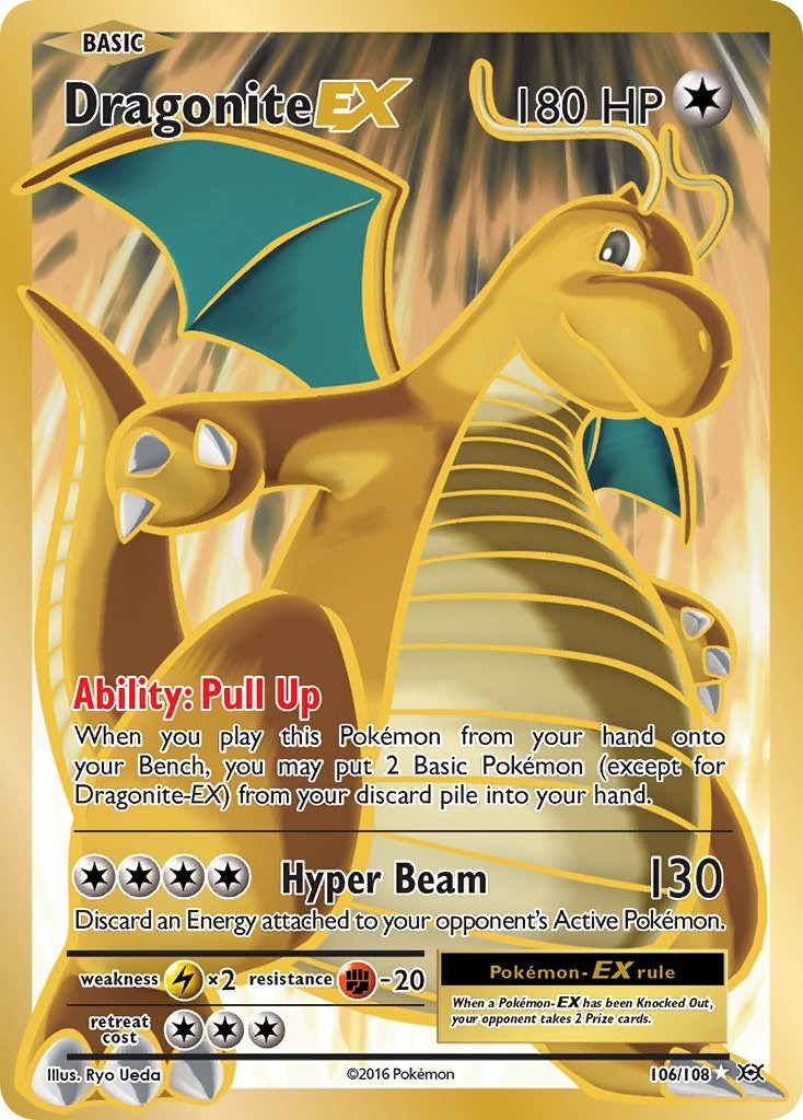 Dragonite EX (Full Art) - 106/108 - (XY - Evolutions)