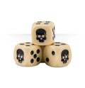 12mm Dice Cube - Bone