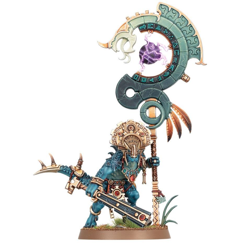 Warhammer Age of Sigmar Seraphon Saurus Astrolith Bearer