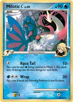 Milotic C (DPPt Supreme Victors) (35/147) - Deck Exclusives Holofoil