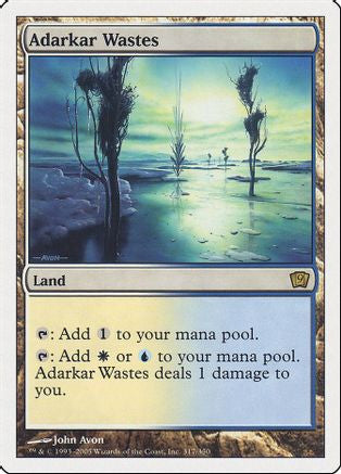 Adarkar Wastes (9ED-317) - 9th Edition Foil