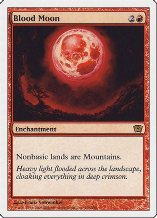 Blood Moon (9ED-176) - 9th Edition Foil