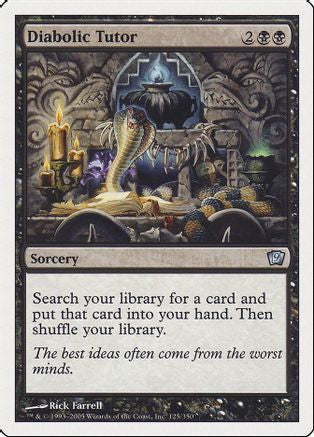 Diabolic Tutor (9ED-125) - 9th Edition Foil