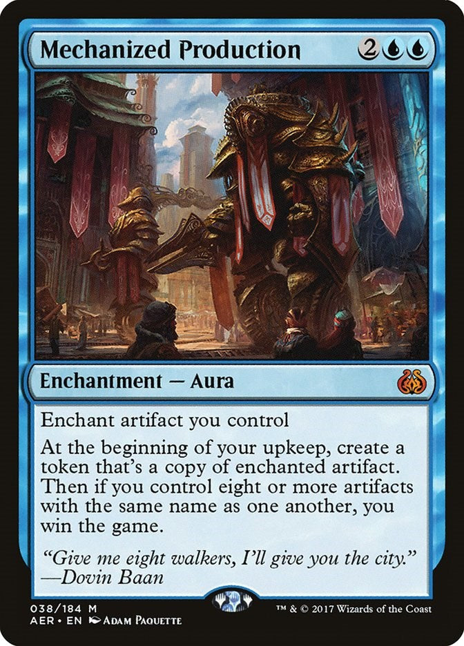 Mechanized Production - 38 - (Aether Revolt)