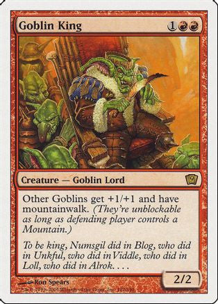 Goblin King (9ED-192) - 9th Edition Foil