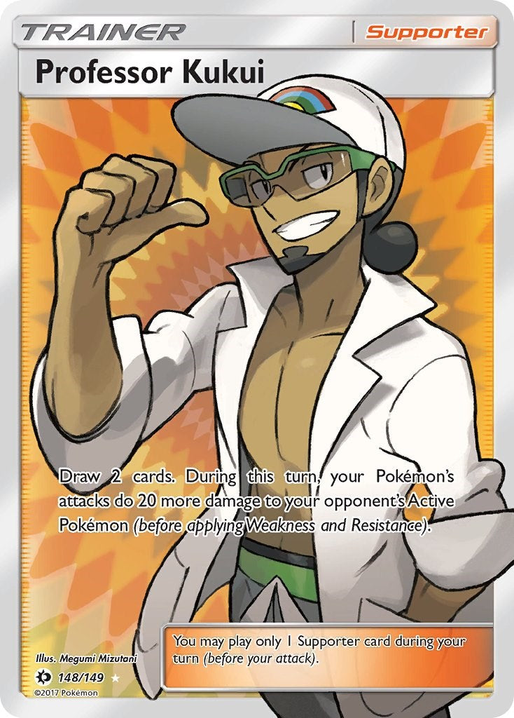 Professor Kukui (Full Art) - 148/149 - (SM Base Set)