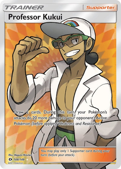 Professor Kukui (Full Art) - 148/149 - (SM Base Set)