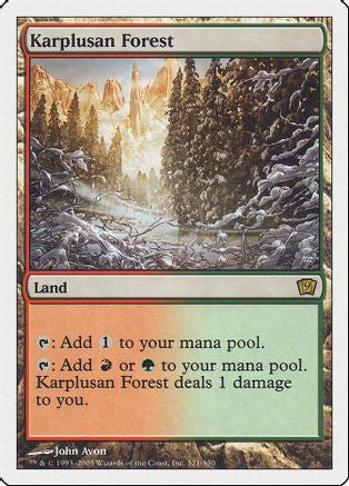 Karplusan Forest (9ED-321) - 9th Edition Foil