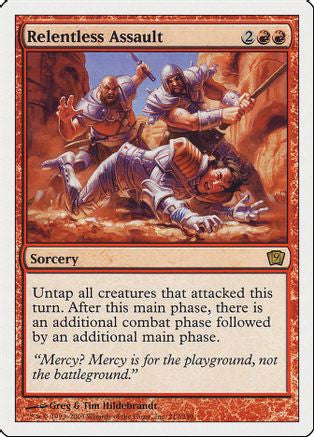 Relentless Assault (9ED-212) - 9th Edition Foil