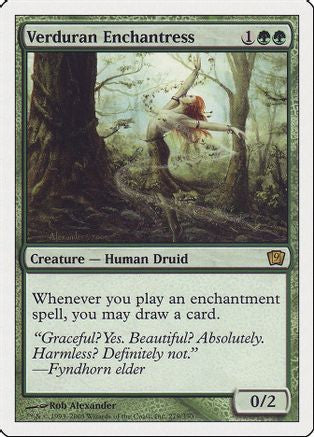 Verduran Enchantress (9ED-279) - 9th Edition Foil