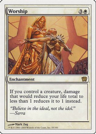 Worship (9ED-055) - 9th Edition Foil