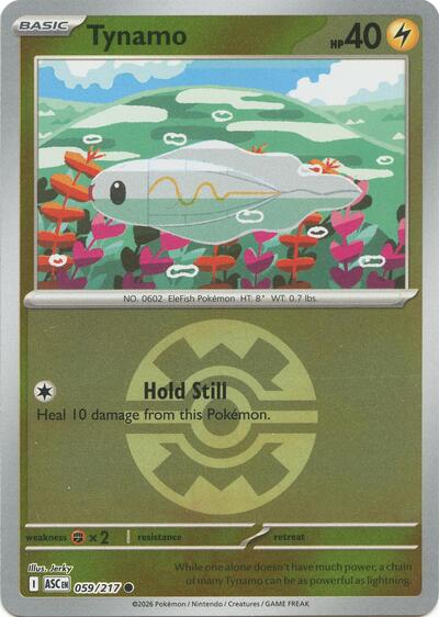 Tynamo - Quick Ball - 059/217 - Common [me025-059] [Reverse Holo]