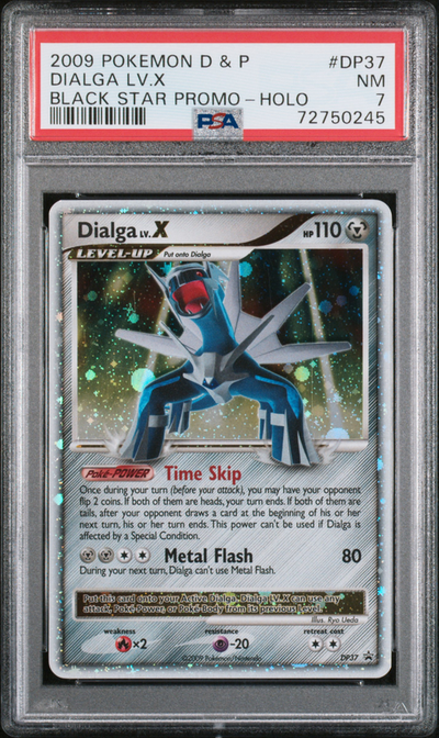 PSA 7 DIALGA LV.X BLACK STAR PROMO-HOLO