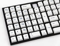 Tai-Hao Black on White 150 Key Cubic Profile Double Shot ABS Keycap Set