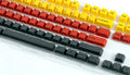 Varmilo Lava Yellow / Red / Black 108 Key Varmilo Profile Dye Sub PBT Keycap Set