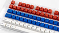 Varmilo Mr. Football Red / Blue / White 108 Key Varmilo Profile Dye Sub PBT Keycap Set