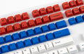 Varmilo Mr. Football Red / Blue / White 108 Key Varmilo Profile Dye Sub PBT Keycap Set