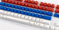 Varmilo Mr. Football Red / Blue / White 108 Key Varmilo Profile Dye Sub PBT Keycap Set