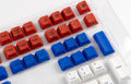 Varmilo Mr. Football Red / Blue / White 108 Key Varmilo Profile Dye Sub PBT Keycap Set