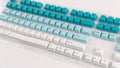 Varmilo Teal / White 108 Key Varmilo Profile Dye Sub PBT Keycap Set