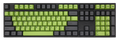 Varmilo Green / Black 108 Key Varmilo Profile Dye Sub PBT Keycap Set