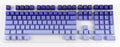 Tai-Hao Indigo Purple Gradient Hangul & English 117 Key Cubic Profile Double Shot ABS Keycap Set