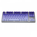 Tai-Hao Indigo Purple Gradient Hangul & English 117 Key Cubic Profile Double Shot ABS Keycap Set