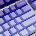 Tai-Hao Indigo Purple Gradient Hangul & English 117 Key Cubic Profile Double Shot ABS Keycap Set