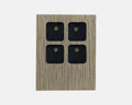 MK Custom 4-Key Wooden Backlit Artisan Keycap Display