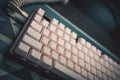 Tai-Hao Nata De Coco White 149 Key Cubic Profile Double Shot ABS Keycap Set