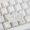 Tai-Hao Nata De Coco White 149 Key Cubic Profile Double Shot ABS Keycap Set