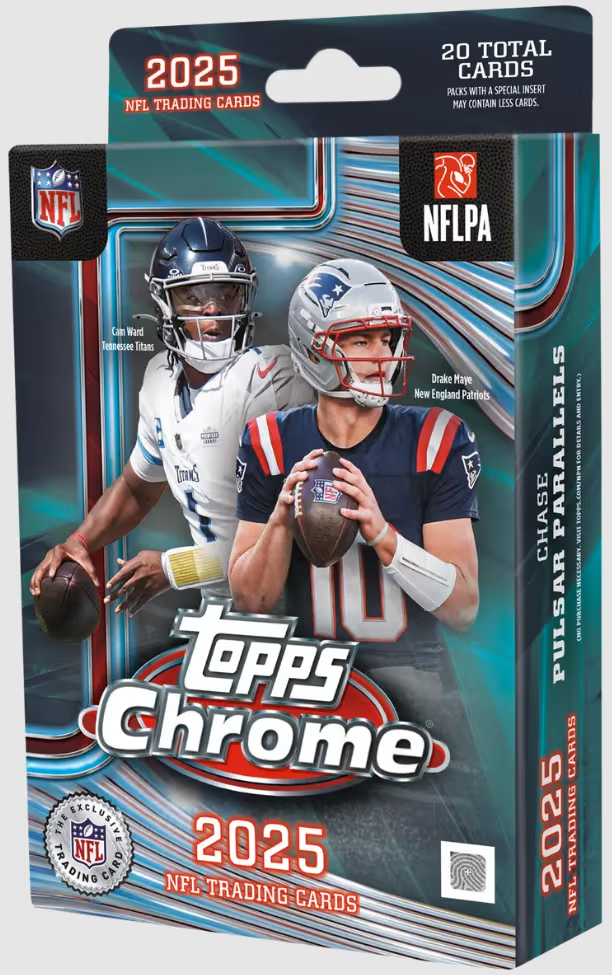 2025 Topps Chrome Football Hanger Box
