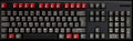 Tai-Hao Red Playing Cards 16-Key Cubic Profile Double Shot ABS Translucent Keycap Set