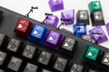 Tai-Hao Green Playing Cards 16-Key Cubic Profile Double Shot ABS Translucent Keycap Set